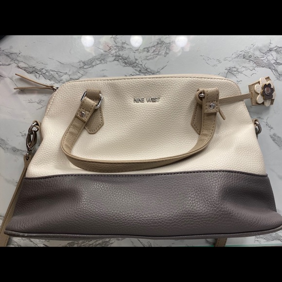 Grey Nine West Handbag - Picture 1 of 3